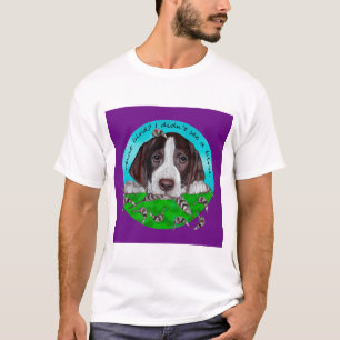 Camiseta Filhote de cachorro adorável do ponteiro de
