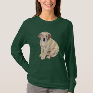 Camiseta Filhote de cachorro amarelo de Labrador