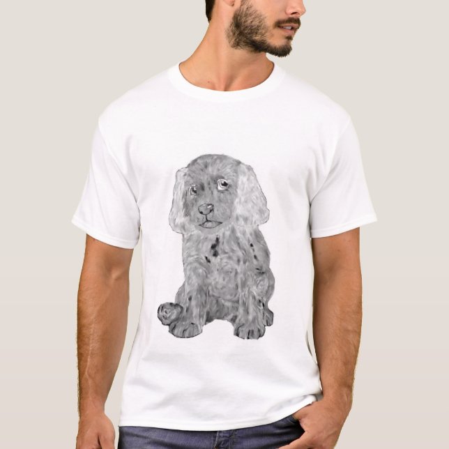 CAMISETA FILHOTE DE CACHORRO BONITO (Frente)