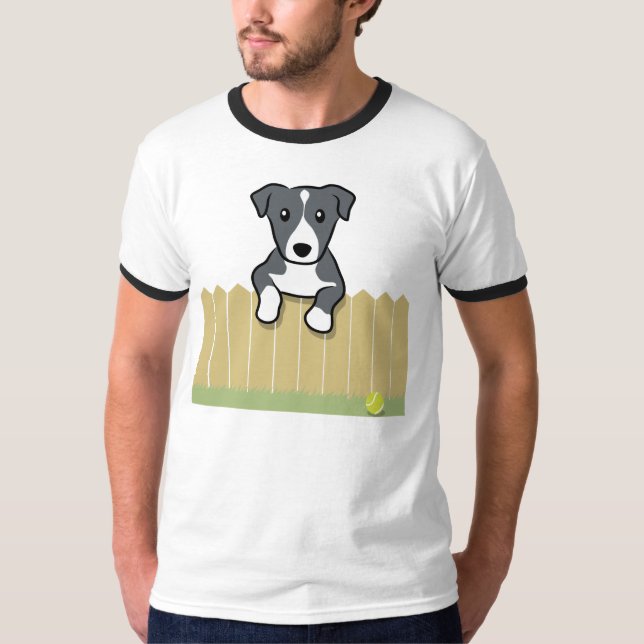 Camiseta Filhote de cachorro de border collie (Frente)