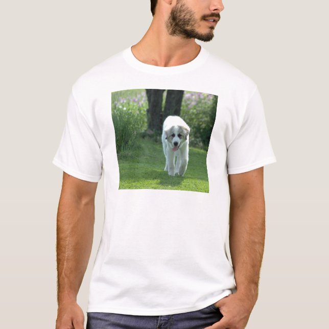 Camiseta Filhote de cachorro de grandes Pyrenees (Frente)