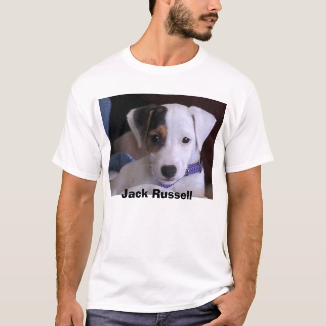 Camiseta Filhote de cachorro de Jack Russell (Frente)