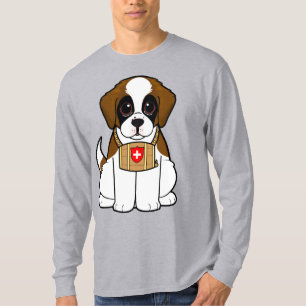 Camiseta Filhote de cachorro de St Bernard