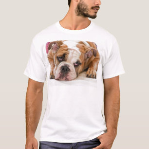 Camiseta Filhote de cachorro inglês do buldogue
