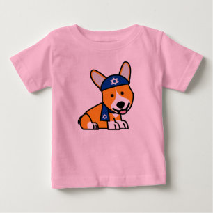 Camiseta Filhote de cachorro judaico feliz do cão dos