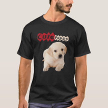 Filhote de labrador de Cute ouro