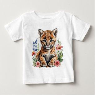 Camiseta Filhote de lince bonito