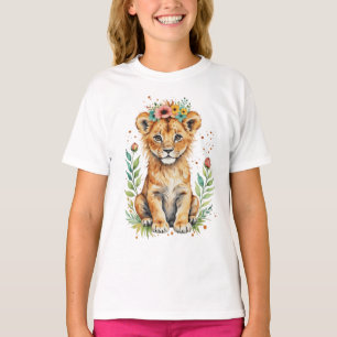 Camiseta Filhote de lince bonito bonitinho