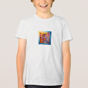 Camiseta Filhote de tigre de olhos azuis bebê