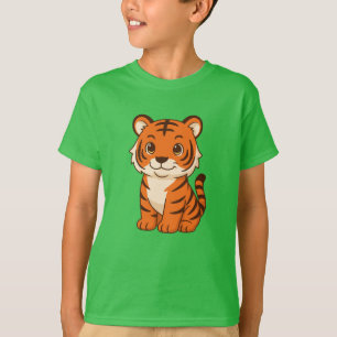 Camiseta Filhote de Tigre Fofo