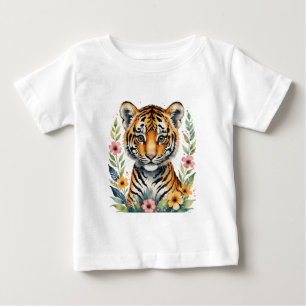 Camiseta Filhote de tigre fofo