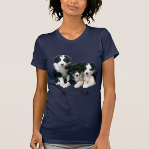 Camiseta Filhotes de cachorro de border collie