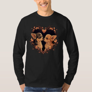 Camiseta Filhotes de Chihuahua Cachorros Fofos Pequeno Amor