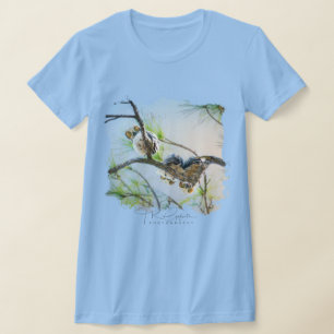 Camiseta Filhotes de Coruja Fofos - Fotografia de Corujas A