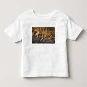 Camiseta Filhotes de Leão no Tronco