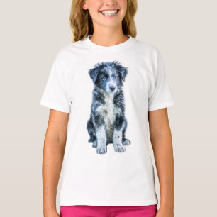 Camiseta Filhotes de Pastor Australiano Blue Merle Fofos pa