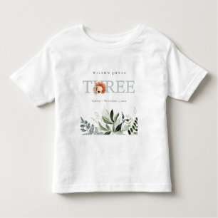 Camiseta Filiação de Leão de Cute Boho 3º Aniversário