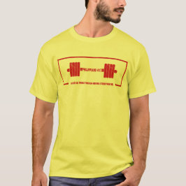 Camiseta Filipenses 4:13 Christian Barbell Força