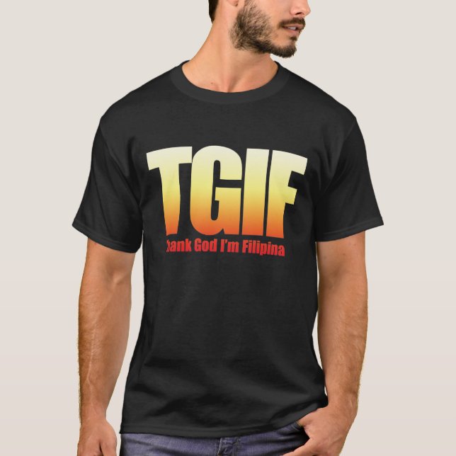 Camiseta Filipina de TGIF (Frente)