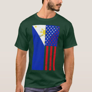 Camiseta Filipinas - Bandeira Americana