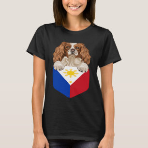 Camiseta Filipinas: Bandeira Inglesa Toy Spaniel Dog Em Poc