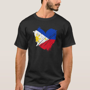 Camiseta Filipinas Bandeira que amo Está no meu DNA Gift Fi