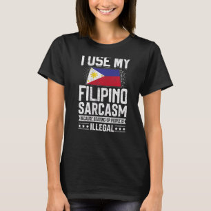 Camiseta Filipinas: Bandeiras para Homens e Mulheres Filipi