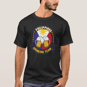 Camiseta Filipinas: Bebendo Team Beer Party Filipinas
