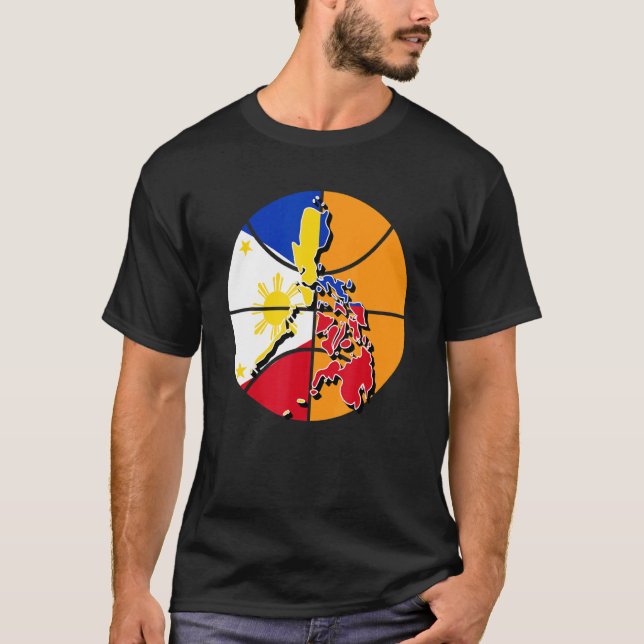 Camiseta Filipinas: Esportes de Basquete de Basquete (Frente)