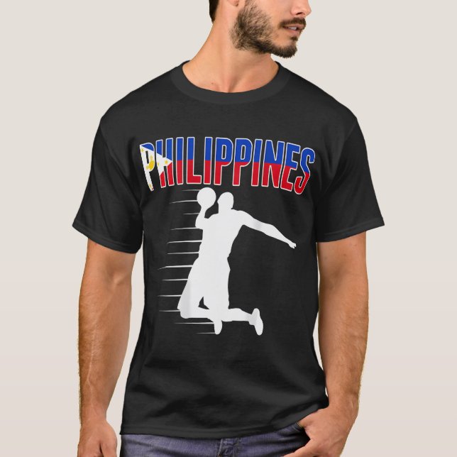 Camiseta Filipinas: Fãs de basquete Jersey Philippine (Frente)