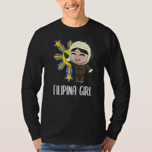 Camiseta Filipinas Filipina Alaska Mulher Flag Alaska