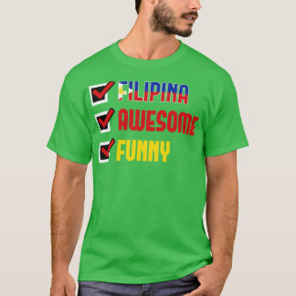 Camiseta Filipinas FILIPINA AWESOME FUNNY