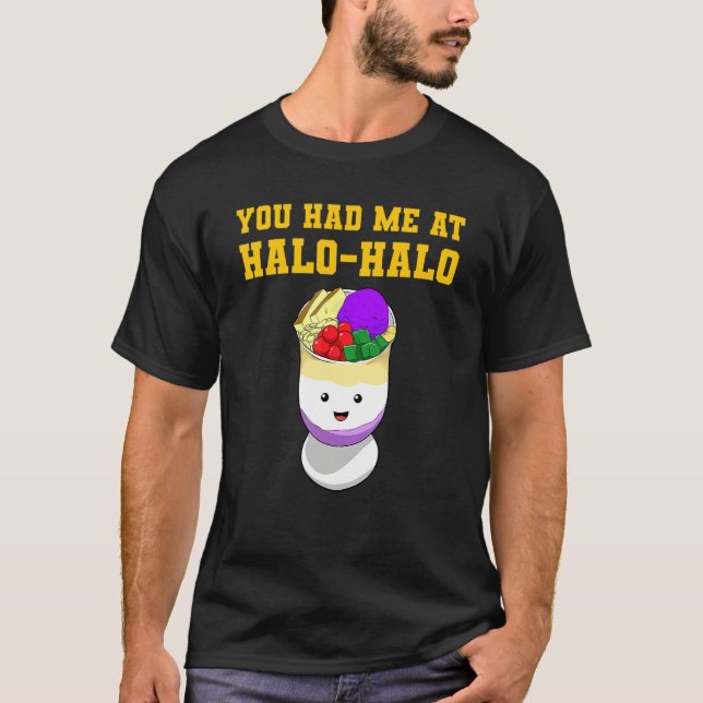 Camiseta Filipinas Filipino Halo Sweet Dessert Candy Ice (Frente)