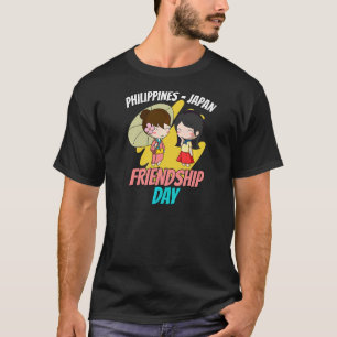 Camiseta Filipinas Filipino Japonês Japonês Sinalizador Fr
