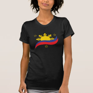 Camiseta Filipinas Filipino Pinoy Bandeira