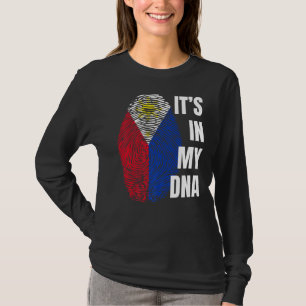 Camiseta Filipinas: Flag Dna Fingerprint Filipinas