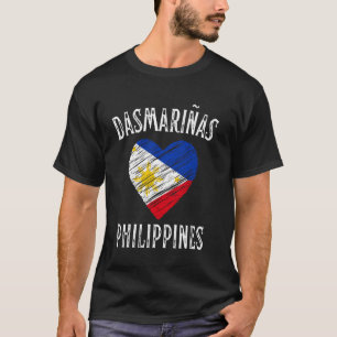 Camiseta Filipinas Flag Heart Dasmariñas City