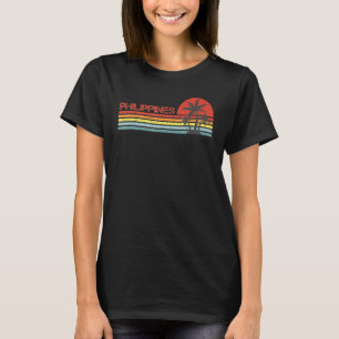 Camiseta Filipinas Ilhas do Pacífico Ocidental Retro Vintag