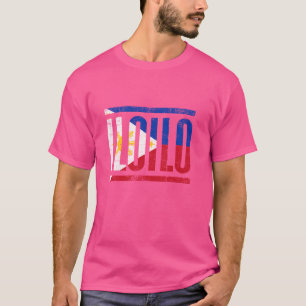 CAMISETA FILIPINAS ILOOIT COM SEU PAVILHÃO DE FILIPINO ORGU