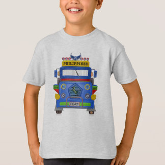 Camiseta Filipinas Jeepney, brincalhão e colorido