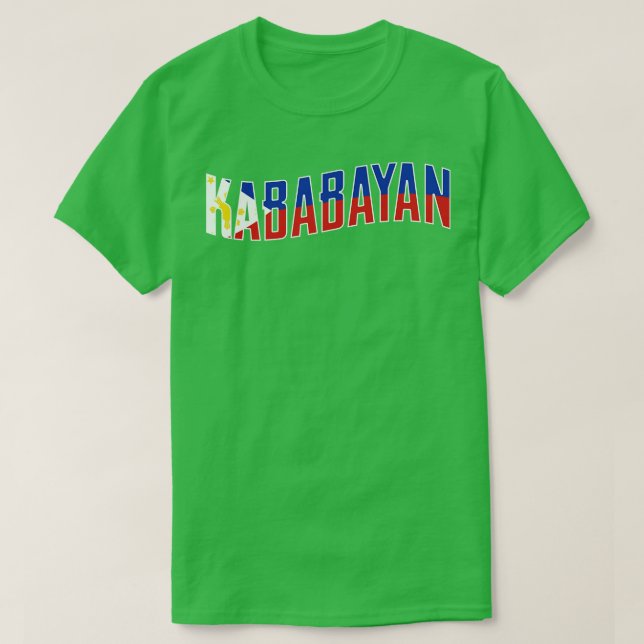 Camiseta Filipinas Kababayan (Frente do Design)