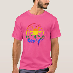 Camiseta Filipinas LGBTQ Filipino Gay Lésbica Ga