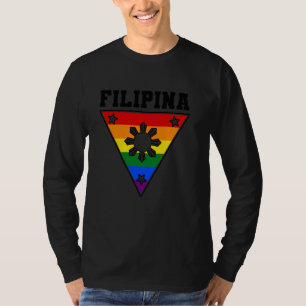 Camiseta Filipinas LGBTQ Menina Filipina Gay Lesbi
