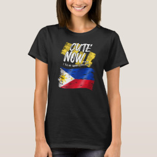 Camiseta Filipinas Orgulhosos agora até meu filipino Filipi