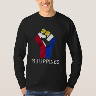 Camiseta Filipinas Pilipinas punem punho pinoy orgulho fili