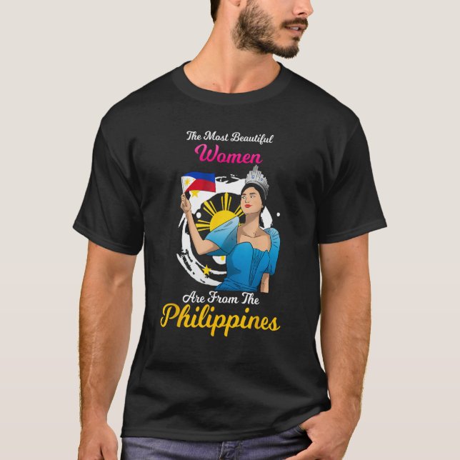 Camiseta Filipinas Pinay Filipina Pride Ord Orud Flag Beaut (Frente)