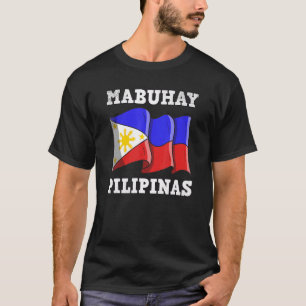 Camiseta Filipinas Pinay Orgulho Filipino Bandeira do País
