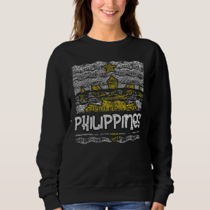 Camiseta Filipinas Pinay Orgulho Filipino Bandeira do País