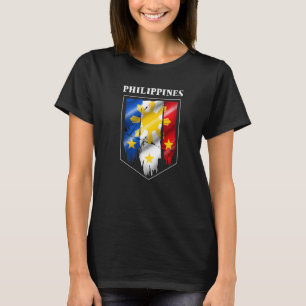 Camiseta Filipinas Pinay Orgulho Filipino Bandeira do País