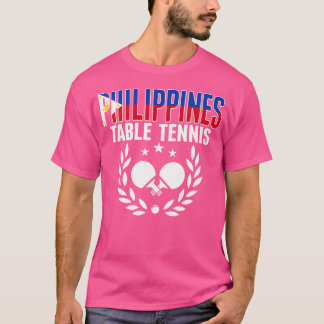 Camiseta Filipinas Ping Pong Lovers dão suporte ao Philippi
